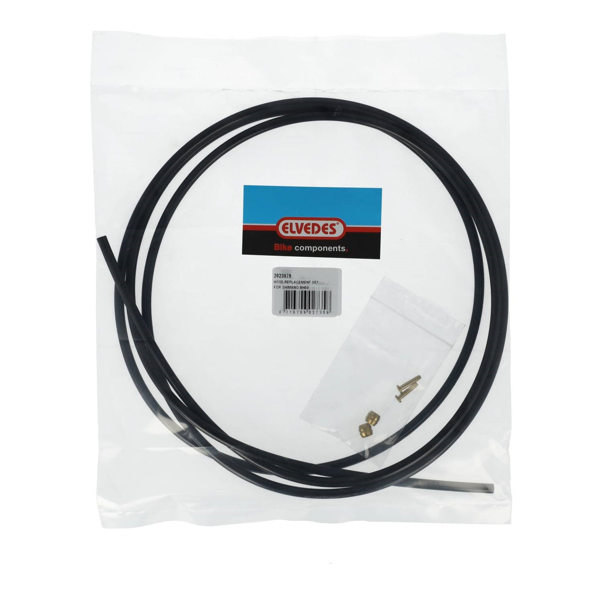 Elvedes Remlang Shimano BH59 Ekstra fleksibel 2m sort