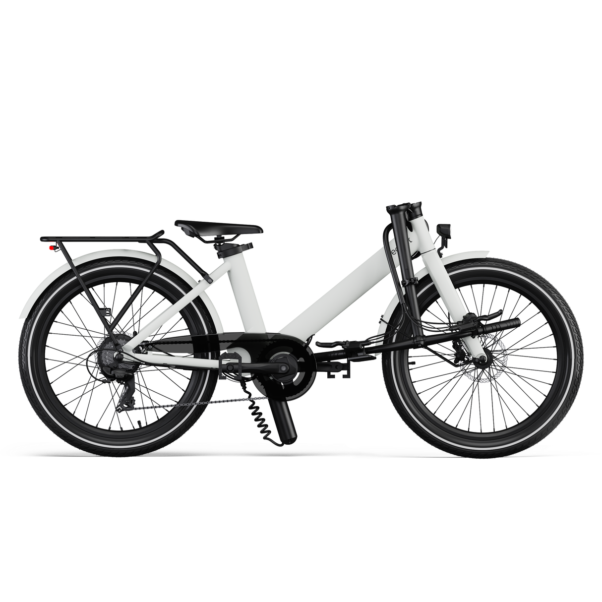 Eovolt elektrisk kompakt cykelaften 24 V2 grå