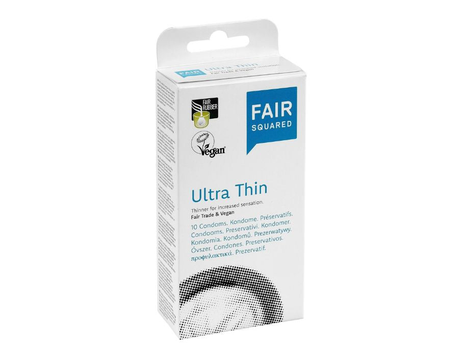 Fair firkantede kondomer ultra tynde -10 stk