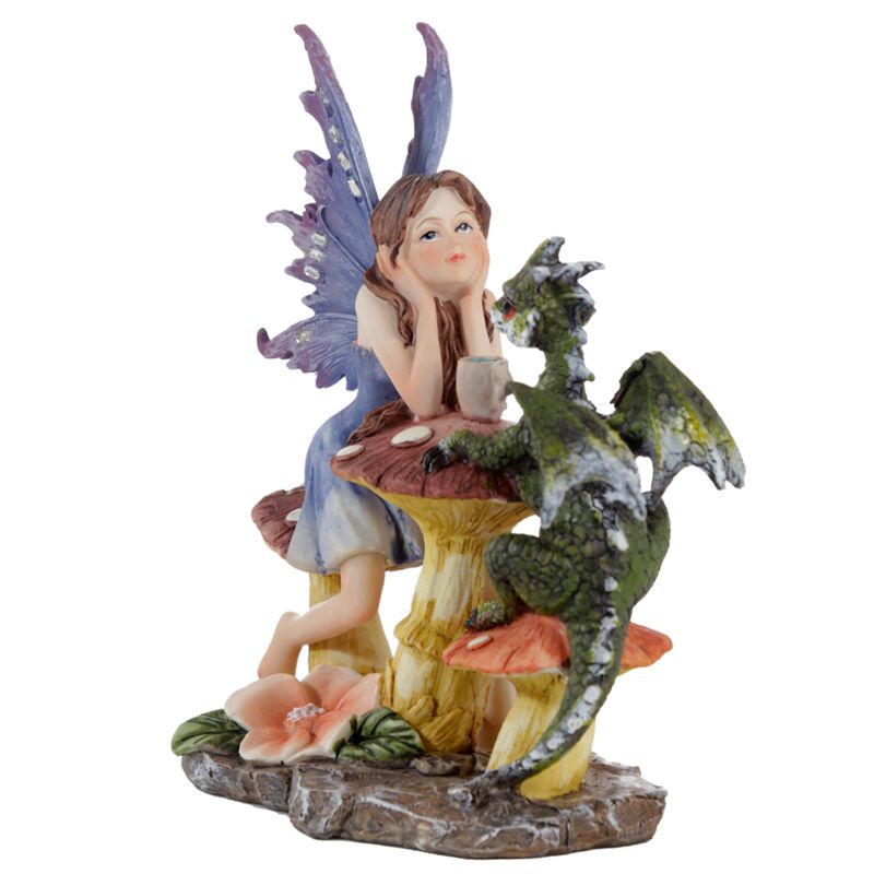 Woodland spirit fairy dragon teaparty