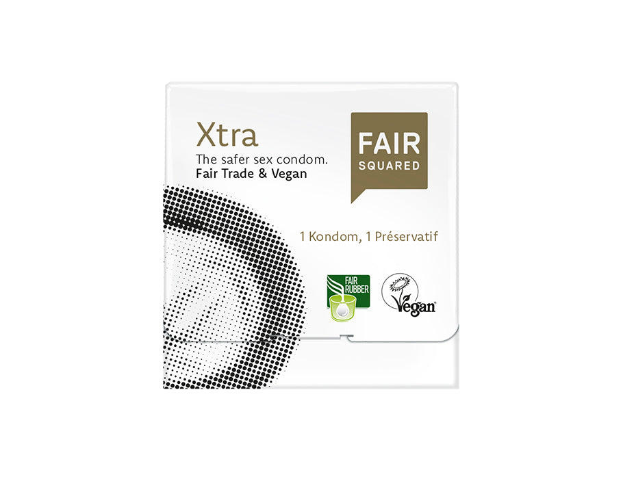 Fair firkantet kondom - ekstra sikker - 1 stk