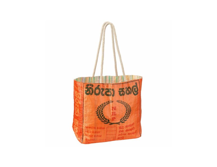 Fairzone strandtaske - upcyclede risposer