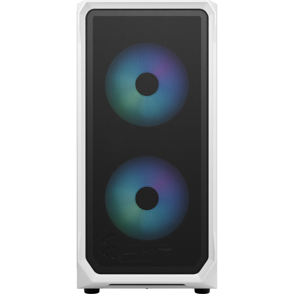 Fraktal design fokus 2 rgb hvid tg klar farvetone