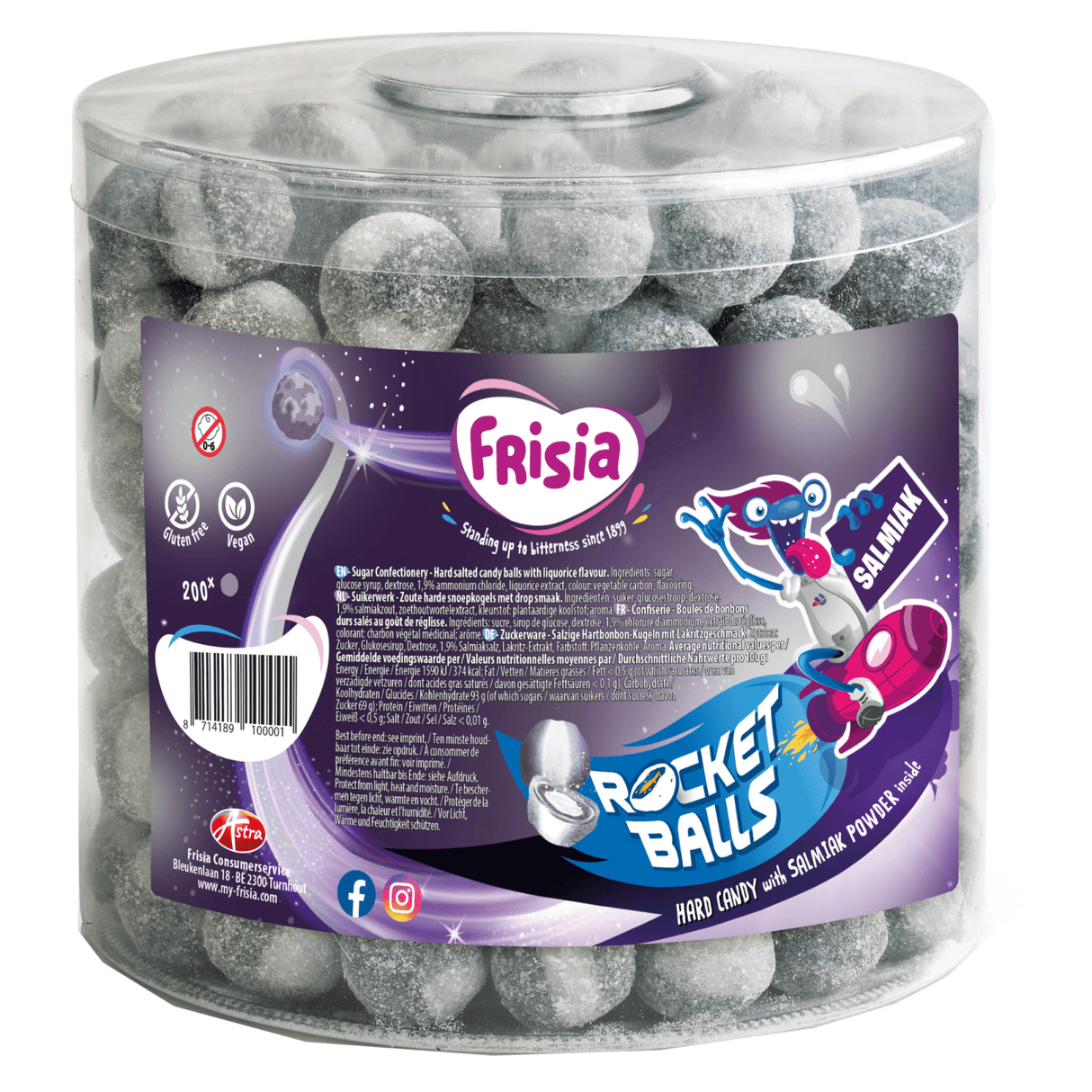 Frisia raketkugler sal ammoniakkugler (200 stk.)