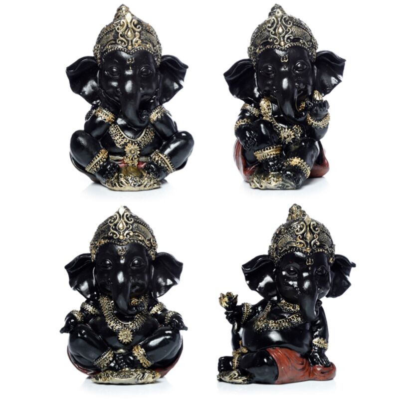Sort guld ganesh