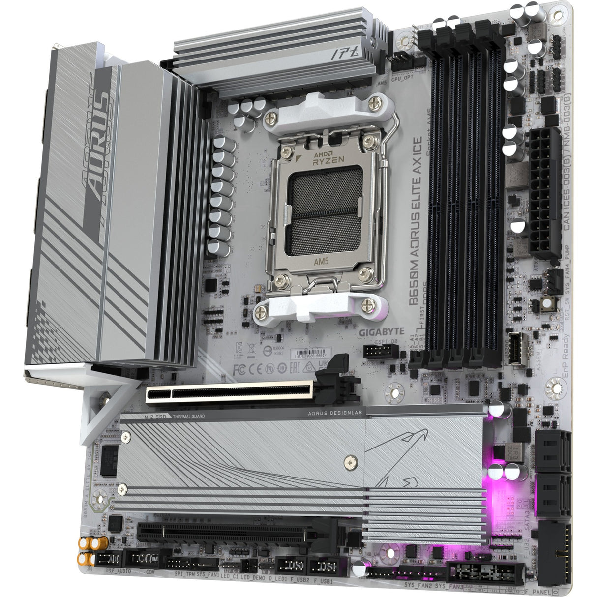 Gigabyte B650m A Elite Ax Ice