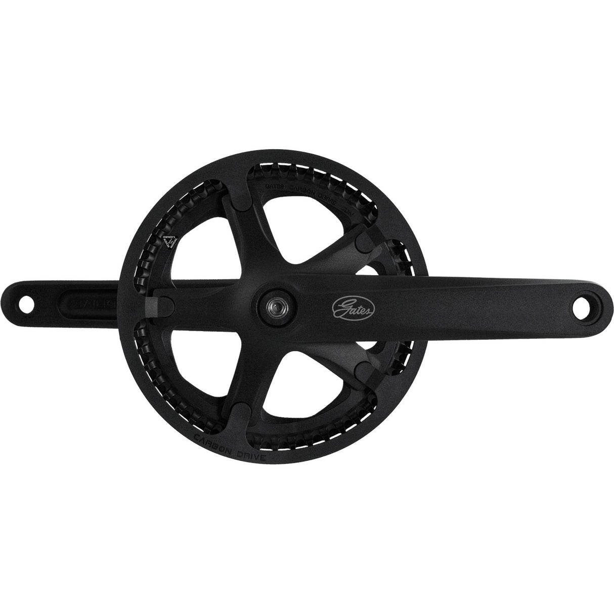 Gates kranksæt CDN S150 50t 175mm PVC beskyttelseskant sort