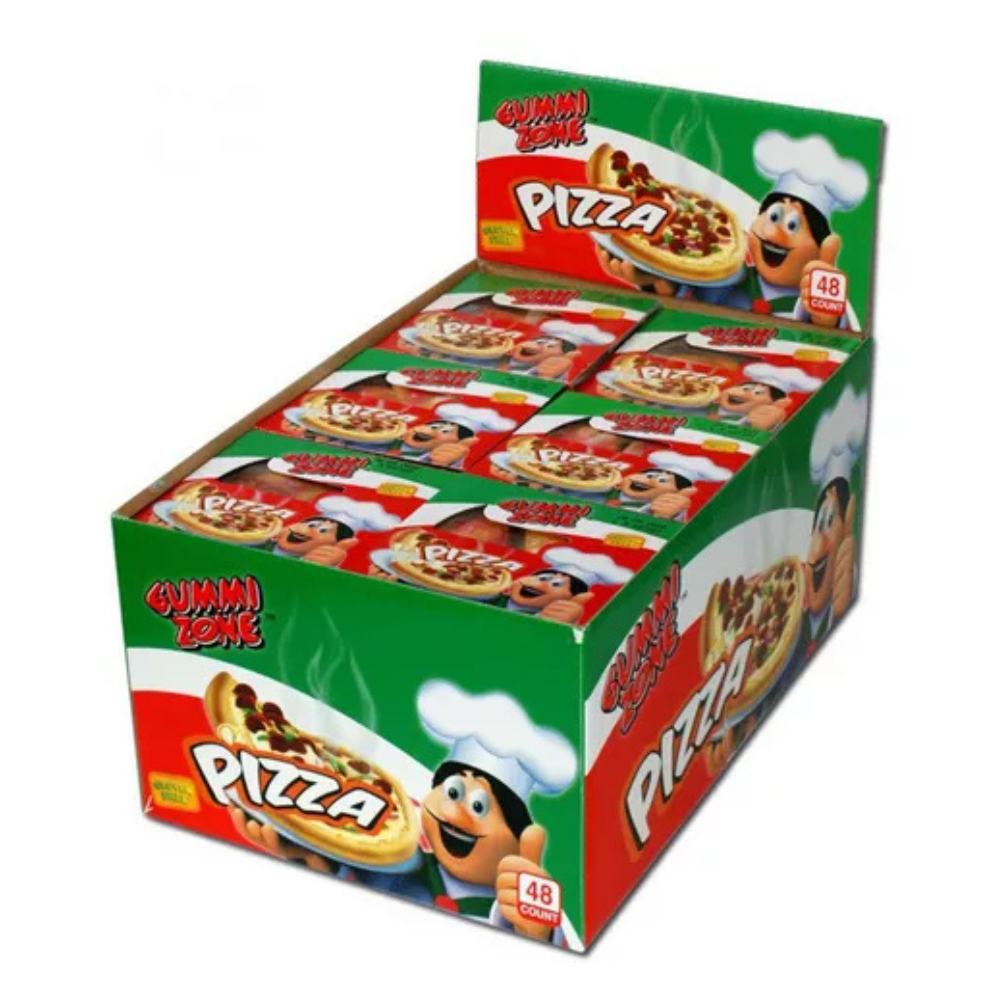 Gummi zone gummy zone gummy pizza (48 stykker)