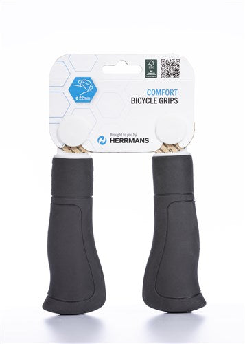 Herrmans Ergo 84b Black 120mm - cykelhåndtag