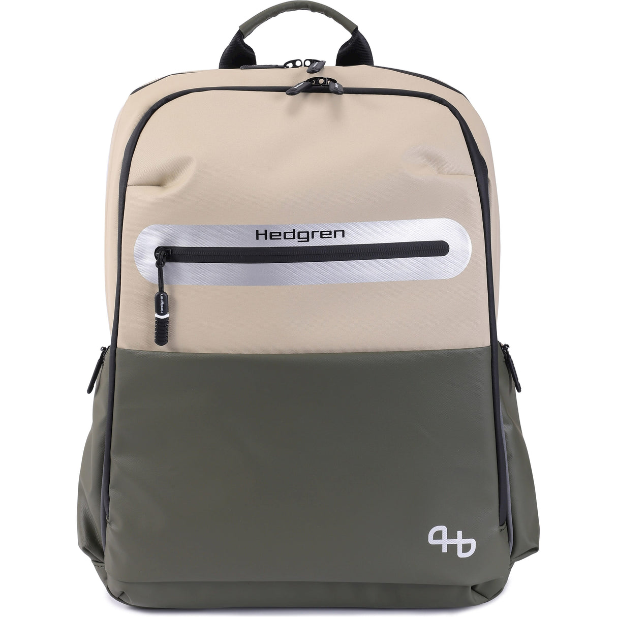 Hedgren pendler cykelstemme rygsæk 15.6L beige oliven