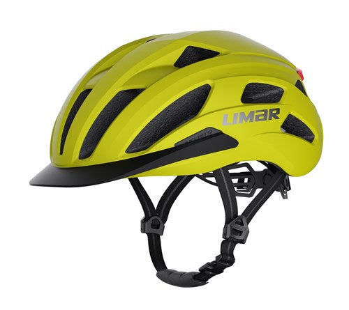 Limar hjelm action urban l 57-61 mat gul med LED