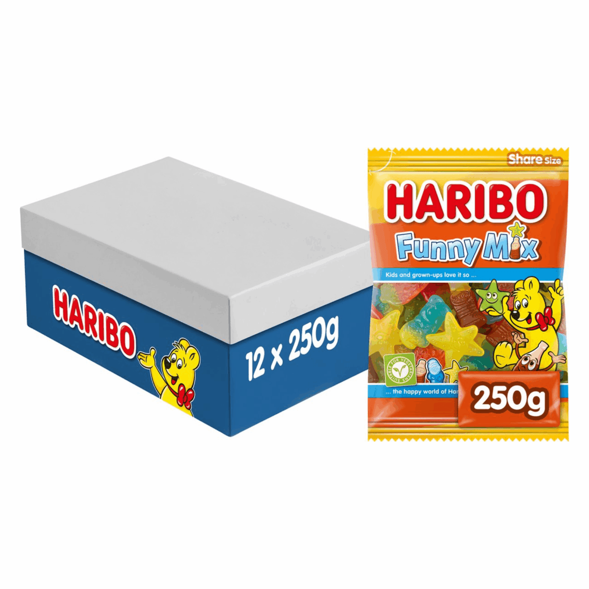 Haribo sjov blandingspose (12x 250gr)