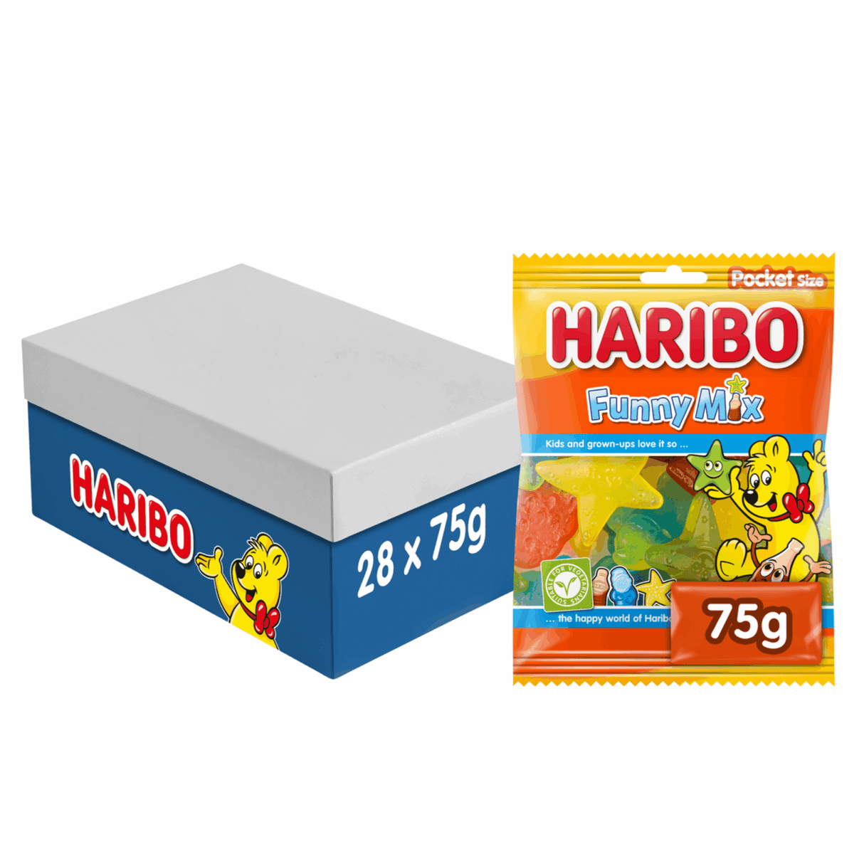 Haribo sjov blandingspose (28x 75gr)