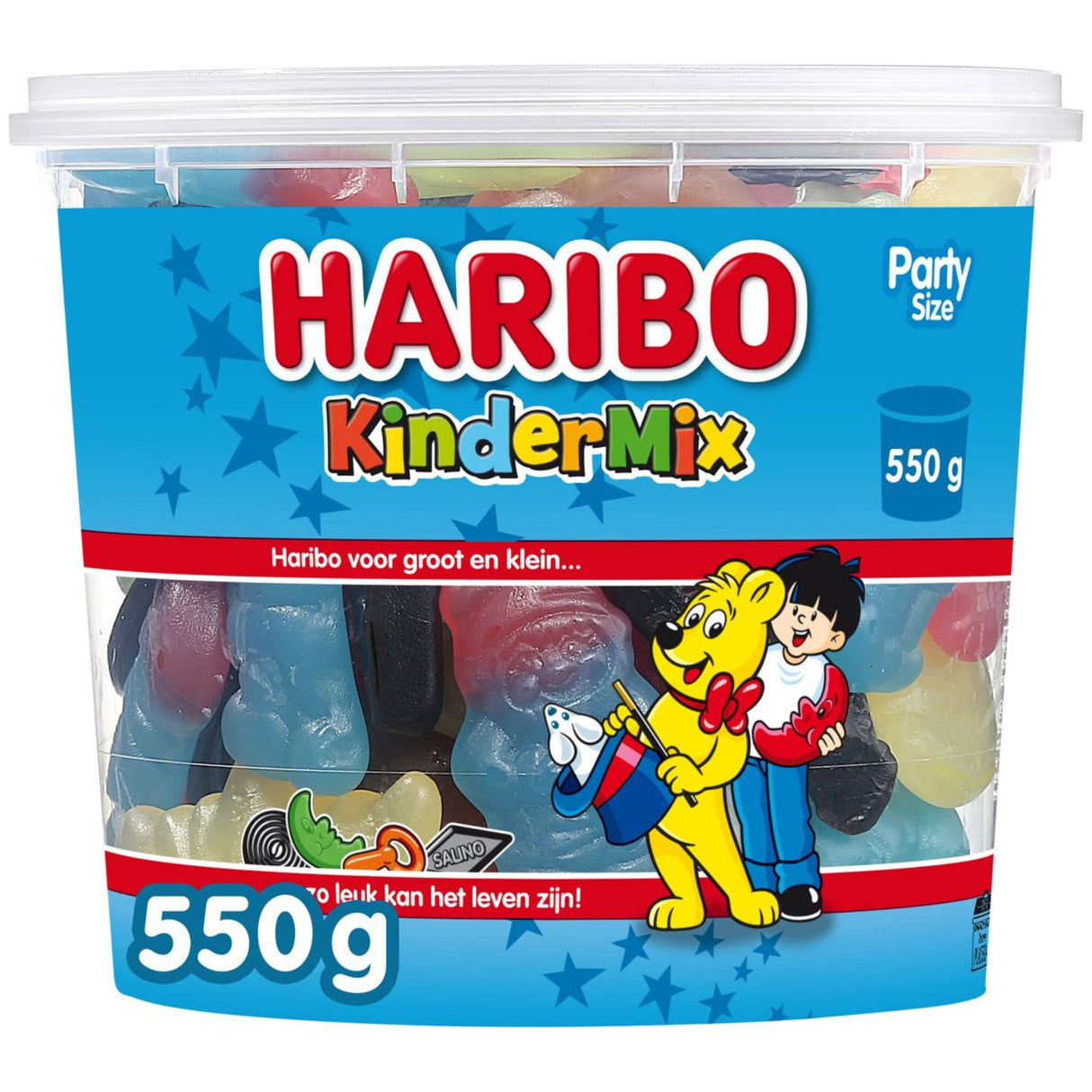Haribo børnemix silo (6x 550gr)