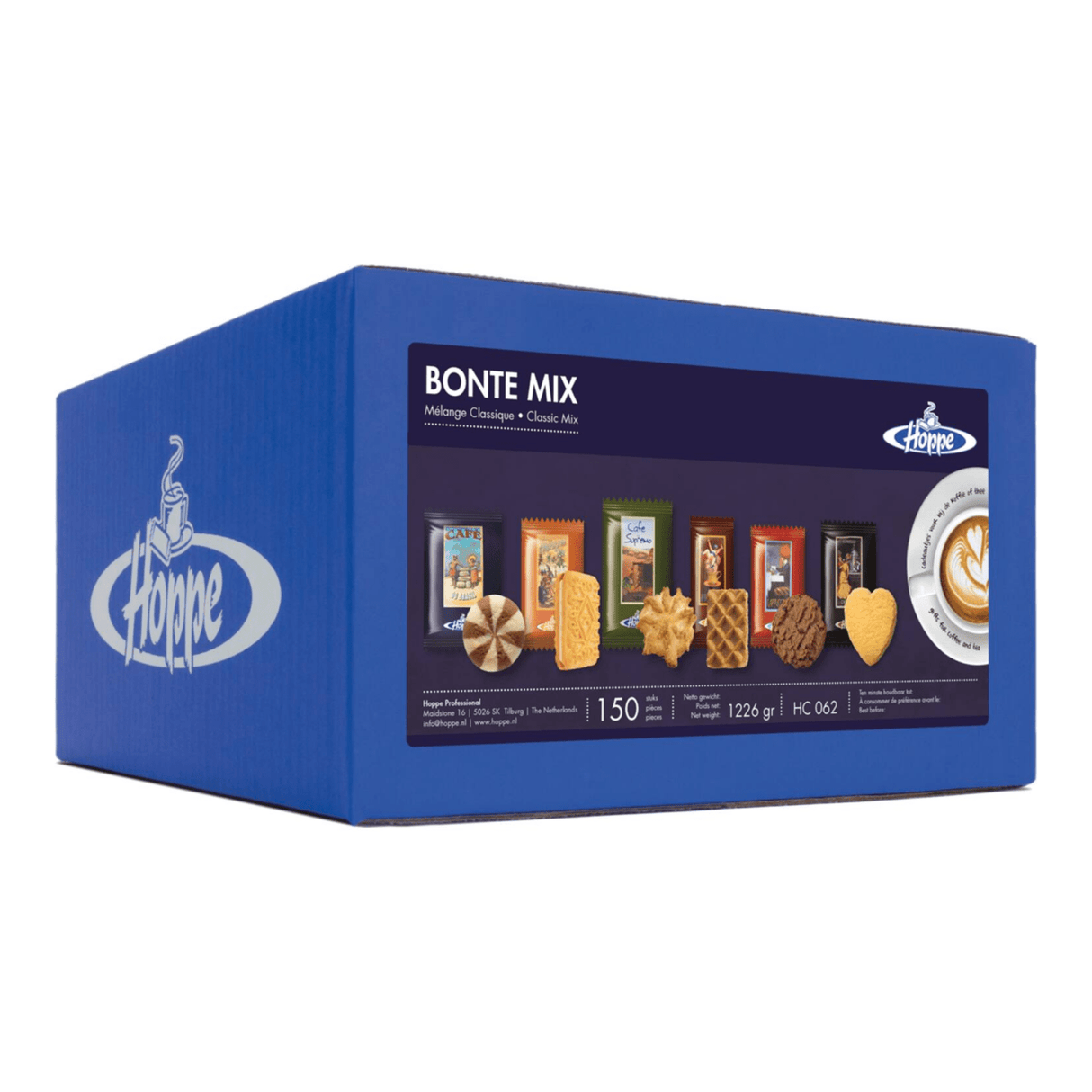 Hoppe kaffekager farverig blanding (150 stykker)