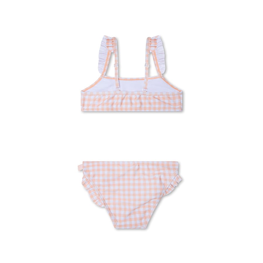Sunset Grid | orange hvid pige UV bikini