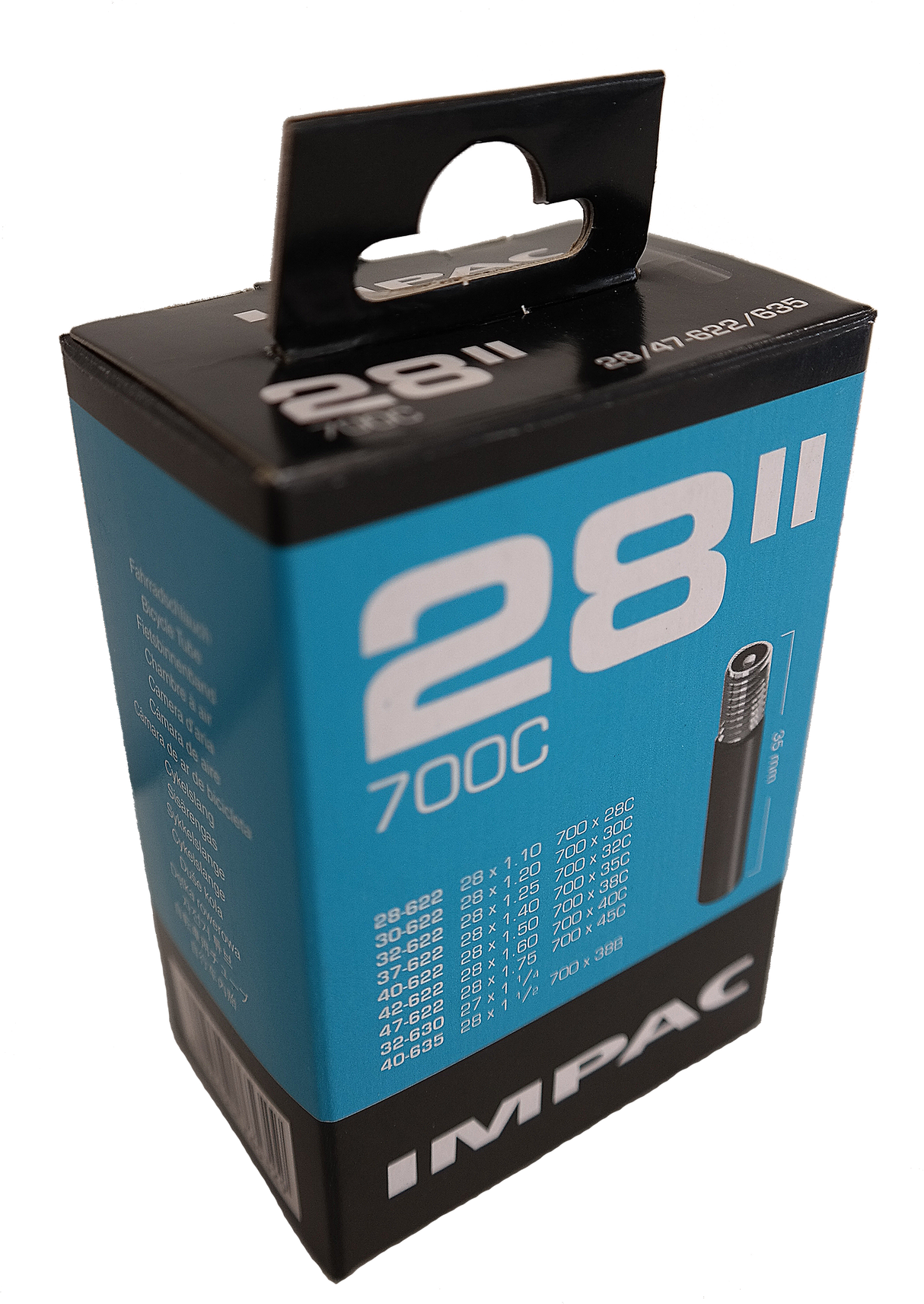 Impac indre rør 28 tommer (28 47-622-635) AV 40 mm