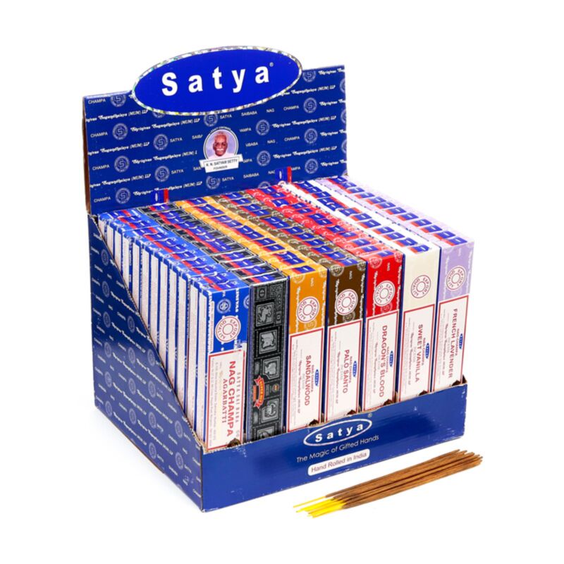 Satya nag champa blandede røgelsespinde