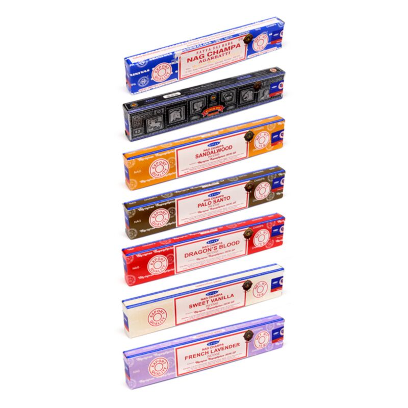 Satya nag champa blandede røgelsespinde