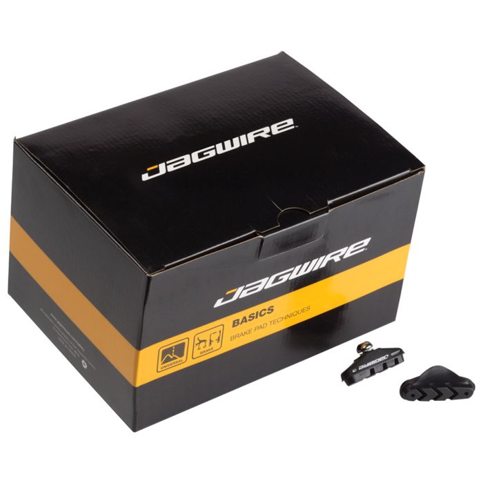 Jagwire basics vejbremseklods (100 stk (50 par)) - sort