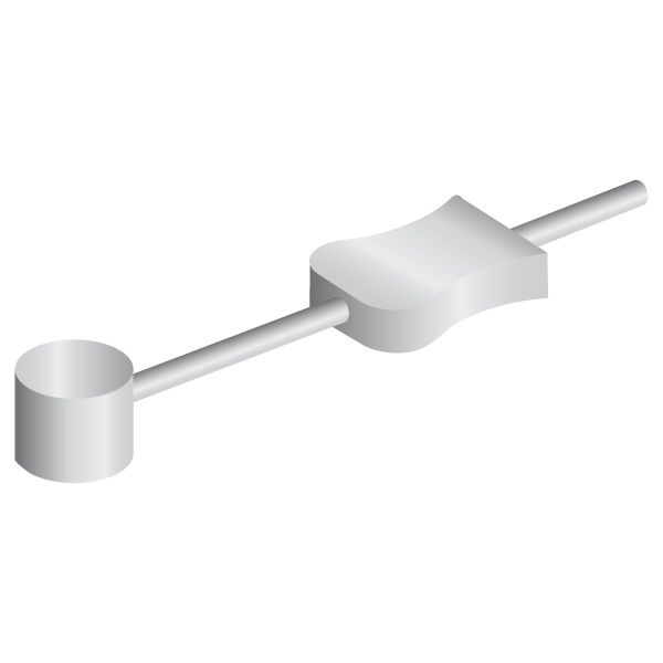 Jagwire ez-håndtag single-end straddle wire (10 stk) - sølv