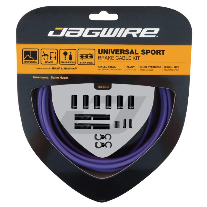 Jagwire universal sportsbremsesæt - lilla