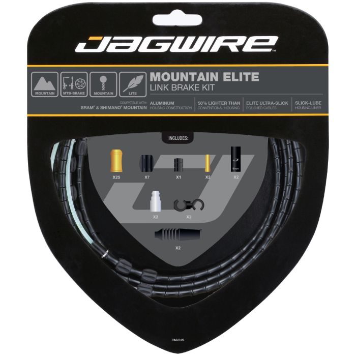 Jagwire mountain elite link bremsesæt - sort