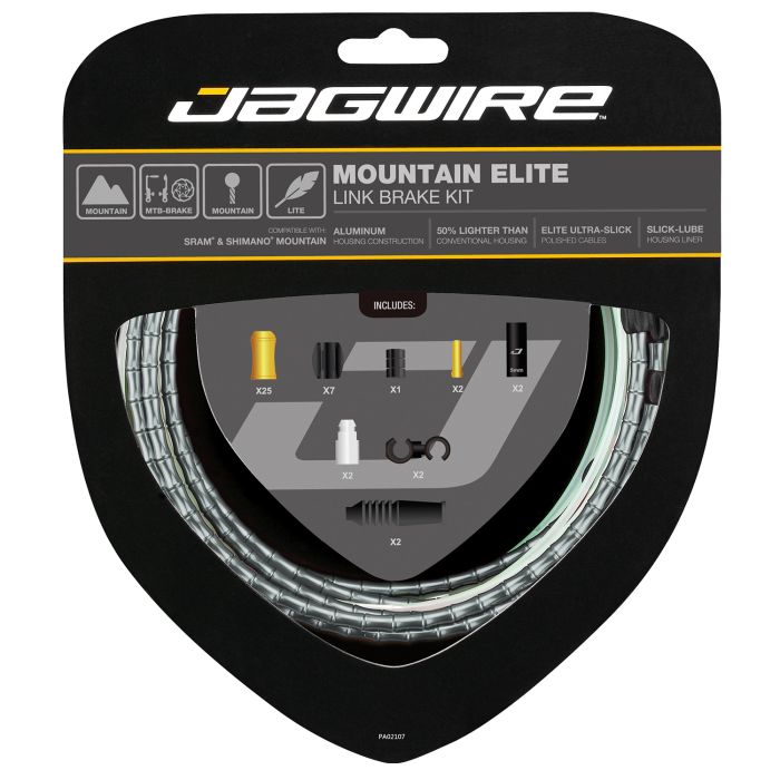 Jagwire mountain elite link bremsesæt - grå