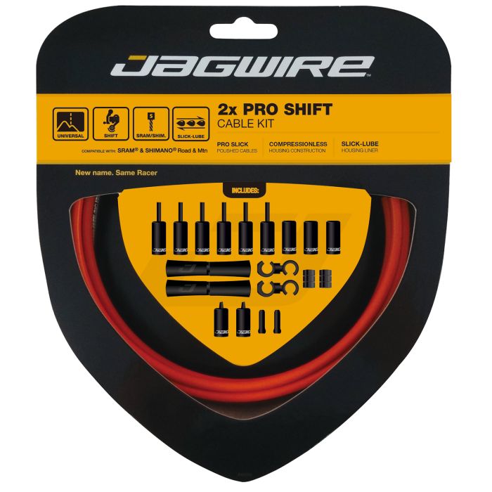 Jagwire 2x pro skiftesæt - orange