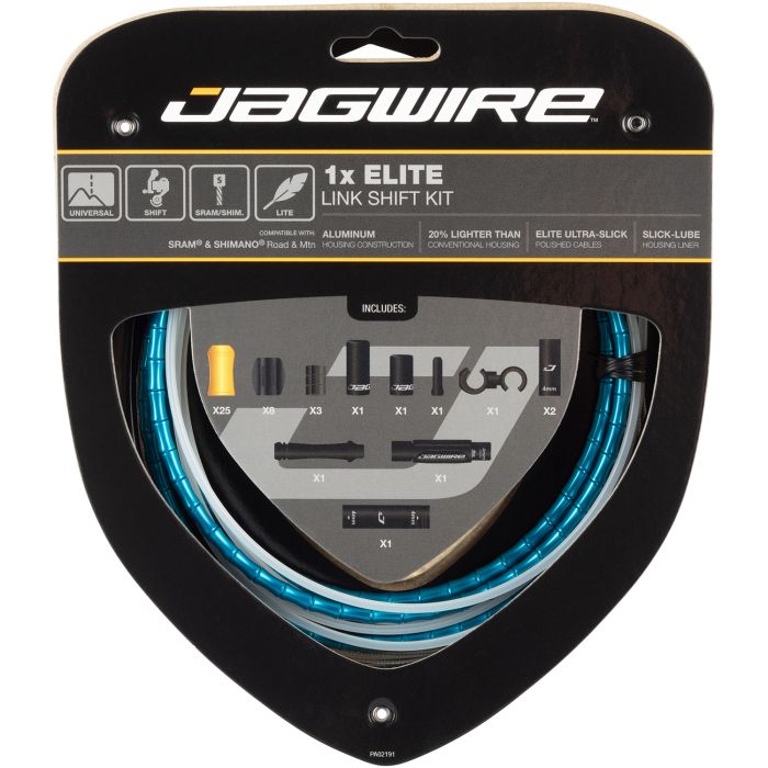 Jagwire 1x elite link skiftesæt - blå