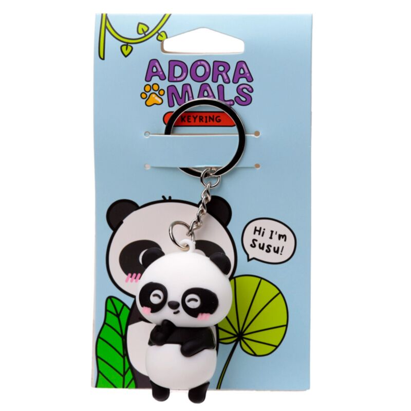 Susu the panda adoramals 3d pvc nøglering