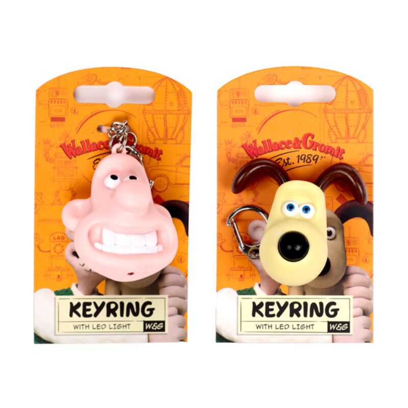Wallace gromit led nøglering