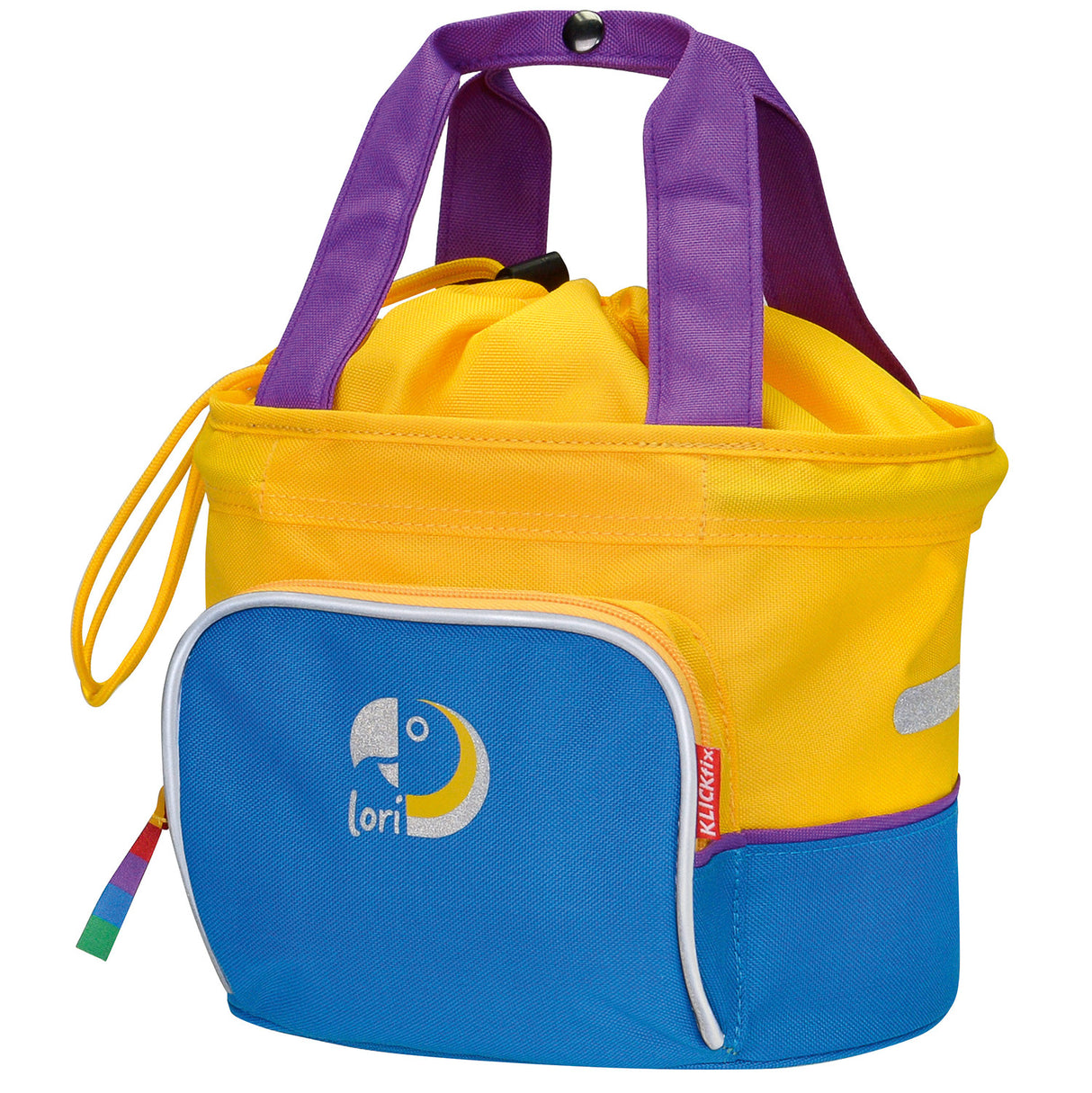 Klickfix styrtaske shopper barn lori 4l blå