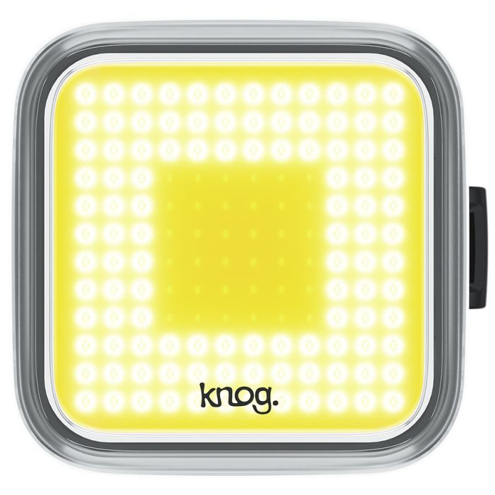 Knog skyklapper front - firkantet - sort