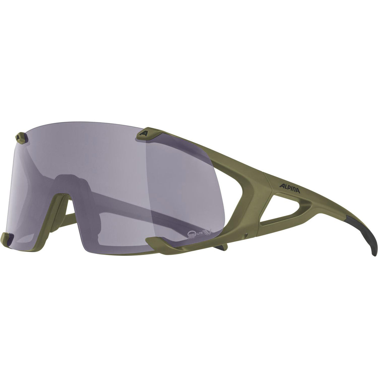 Alpina sports-sportsbriller hawkeye q-lite v oliven