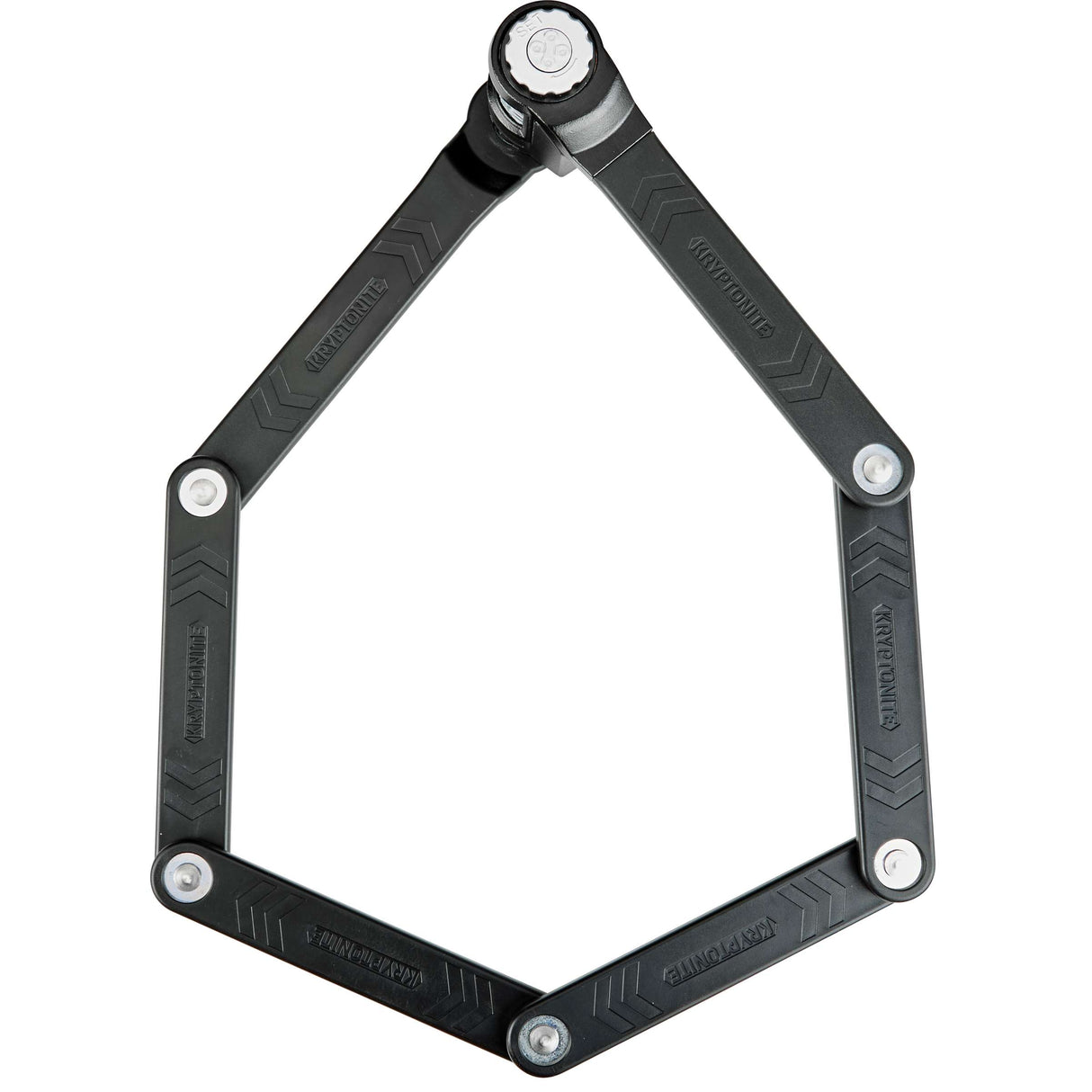 Kryptonite keeper 585 foldelås 85cm kodelås sort