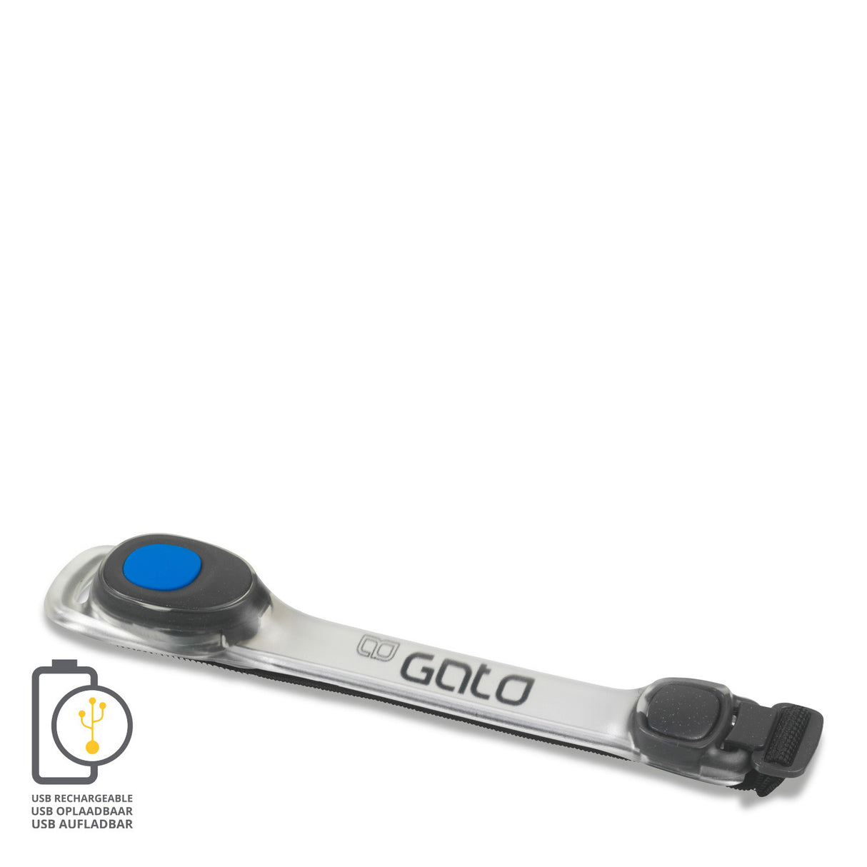 Gato Neon LED ARM Light USB Blue One Størrelse