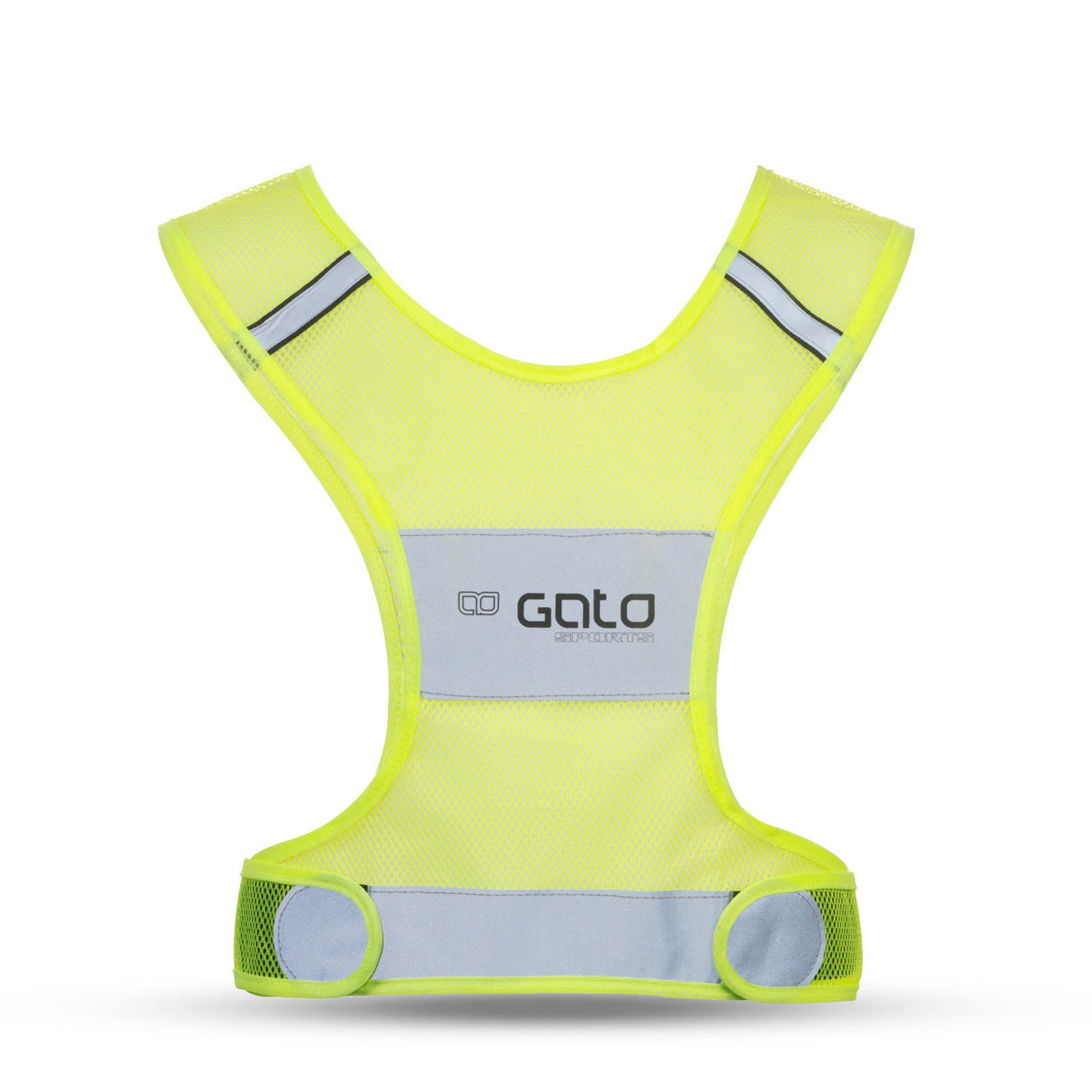 Gato X Vest Reflekterende Neongeel -størrelse S