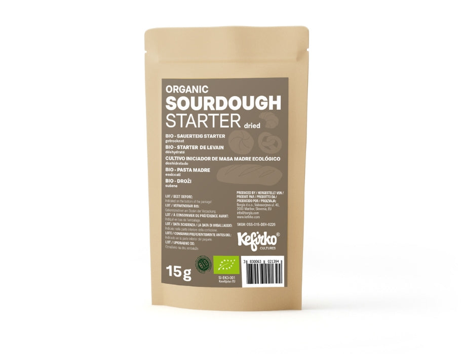 Kefirko økologisk surdej starter - tørret - 15 gram
