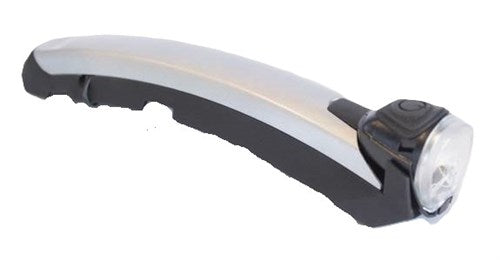 Forlygte Gazelle Fenderlight V2 Hub Dynamo - Sølvsort
