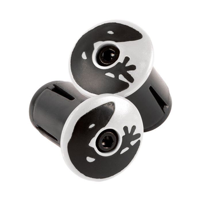 Lizard skins dsp bar tape plugs - diamant hvid
