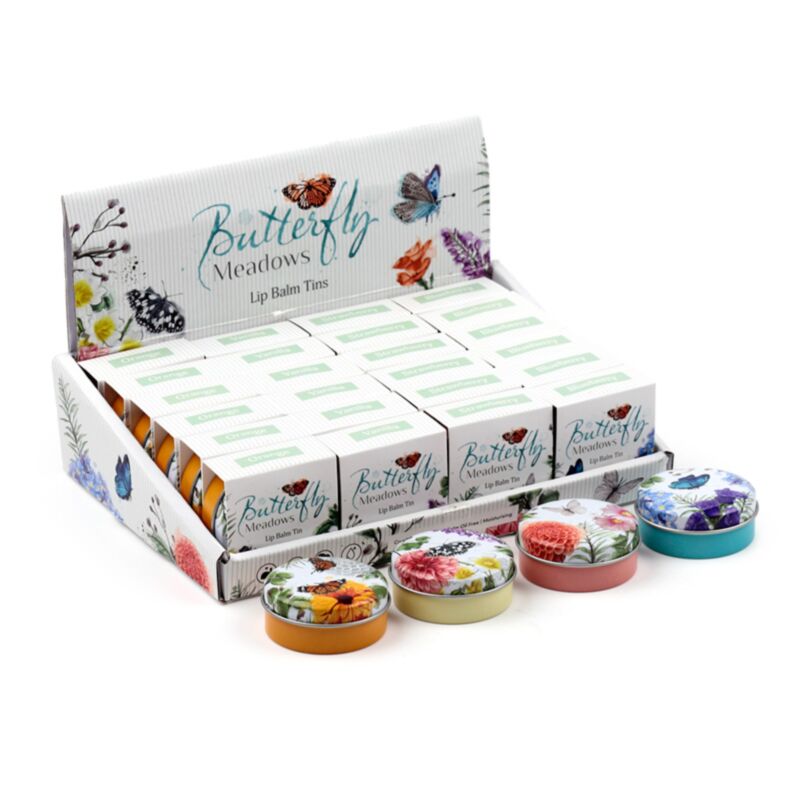 Butterfly meadows sommerfugllæbepomade i dåse