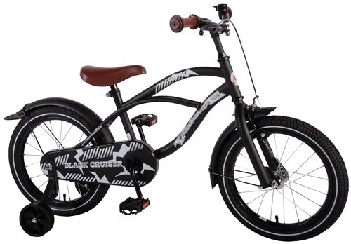 Yipeeh 16 tommer cykel sort cruiser 21602