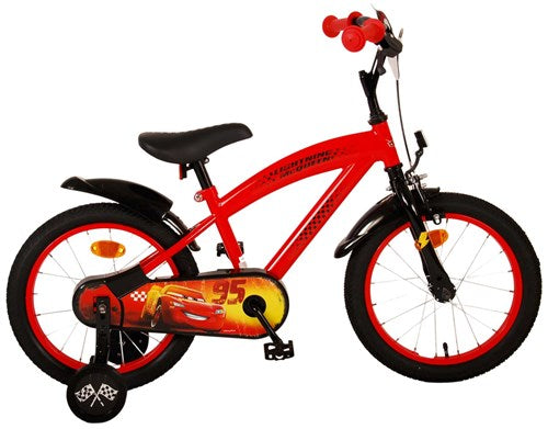 Disney Cars Children's Bike - Drenge - 16 tommer - rød