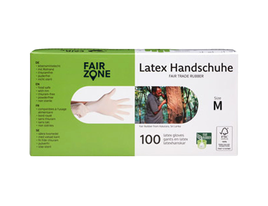 Fairzone latexhandsker - 100 stykker