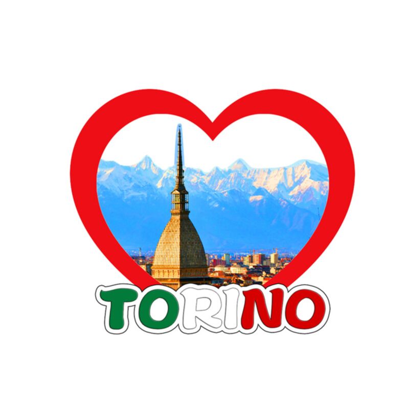 Torino mole 3d havet strand souvenir magnet