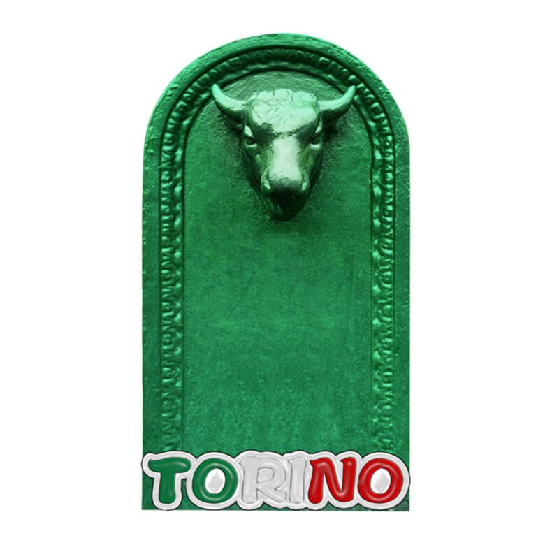 Torino springvand turet 3d havet strand souvenir magnet