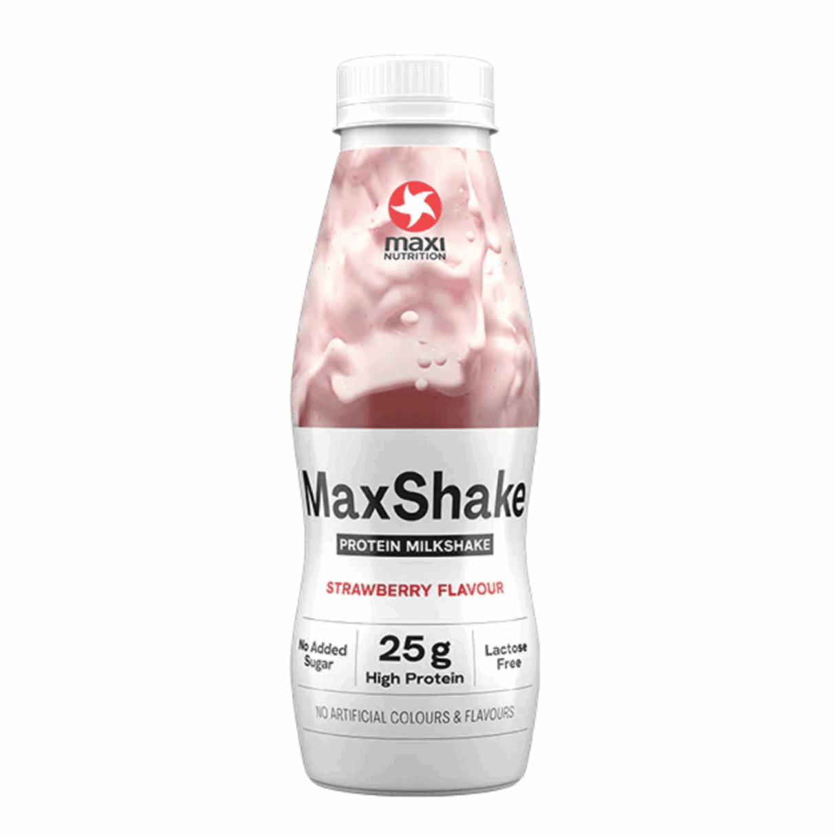 Maxi nutrition maxinutrition maxshake protein milkshake jordbær (12x 330 ml)