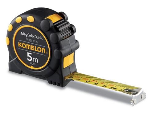 Komelon målebånd 5mtr 19mm magnetisk