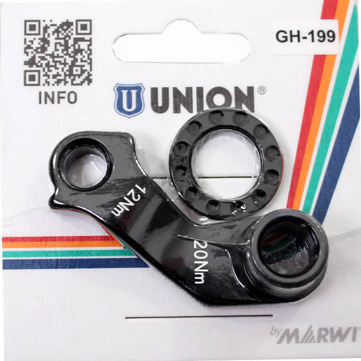 Derailleur hanger GH-199 KTM 60 mm sort